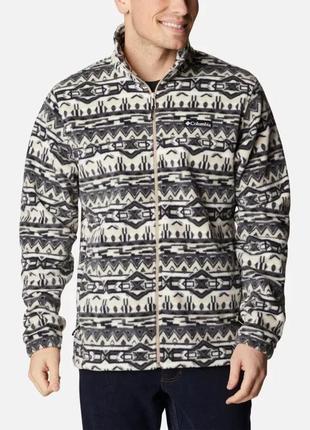 Columbia sportswear men's steens mountain printed fleece jacket мужская флисовая куртка