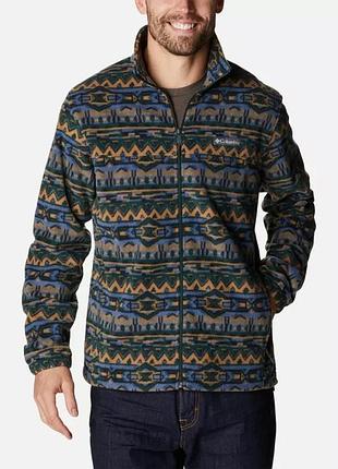 Columbia sportswear men's steens mountain printed fleece jacket мужская флисовая куртка