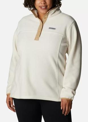 Пуловер женский флисовый columbia sportswear benton springs 1/2 snap fleece кофта