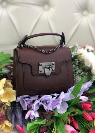 Невеличка шкіряна сумочка borse in pelle італія