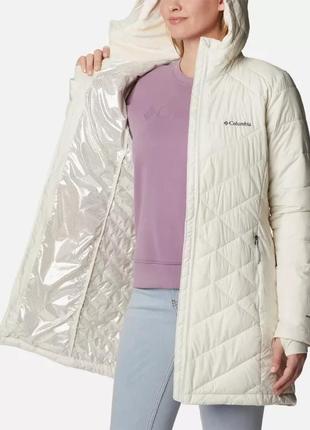 Женская длинная куртка columbia sportswear heavenly long hooded jacket5 фото