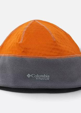 Мужская шапка columbia sportswear titan pass helix beanie s/m, теплый медь1 фото