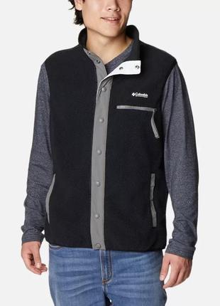 Мужской флисовый жилет columbia sportswear men's helvetia sherpa fleece vest1 фото