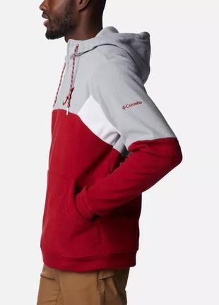 Мужская худи collegiate columbia lodge fleece hoodie - alabama толстовка3 фото