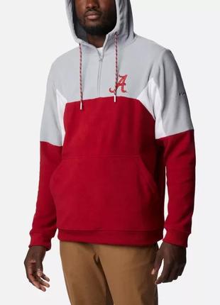 Мужская худи collegiate columbia lodge fleece hoodie - alabama толстовка5 фото