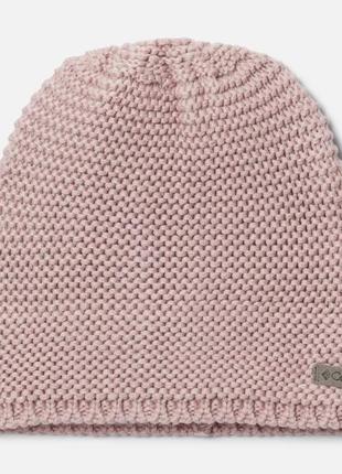 Шапка columbia sportswear cascade peak beanie минеральный розовый