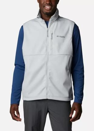 Мужской жилет columbia sportswear pfg terminal stretch softshell vest безрукавка