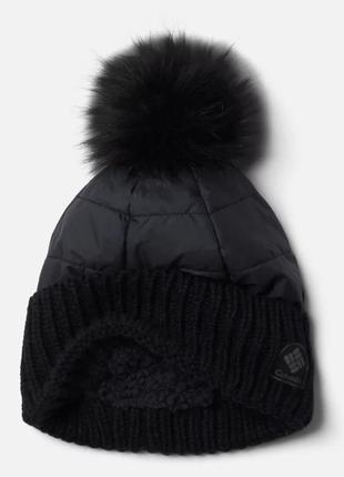 Женская шапка columbia sportswear snow diva beanie черный2 фото
