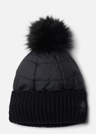 Женская шапка columbia sportswear snow diva beanie черный1 фото