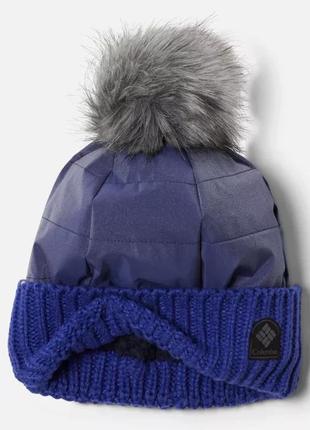 Женская шапка columbia sportswear snow diva beanie темный сапфир блеск2 фото