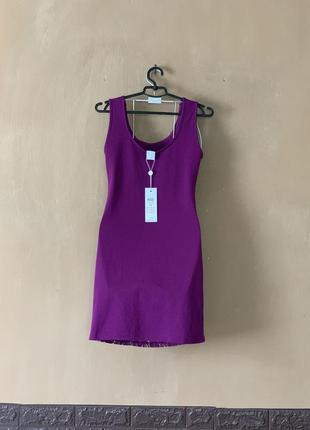 Новое фиолетовое платье платья размер s4 фото