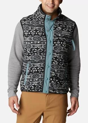 Мужской флисовый жилет columbia sportswear men's helvetia sherpa fleece vest