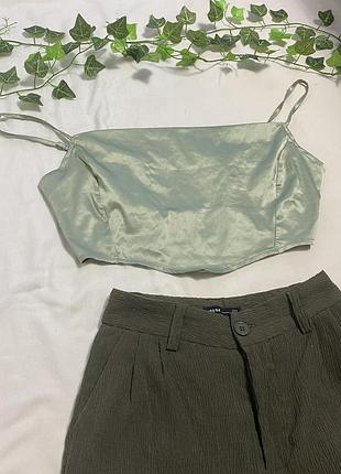 Топ shein/ h&m/primark/ plt/ zara облегающие шорты5 фото