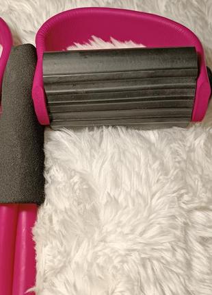 Эспандер reystyle для мышц ног, рук и груди розовый