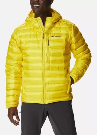 Мужская куртка columbia sportswear pebble peak down hooded jacket пуховик