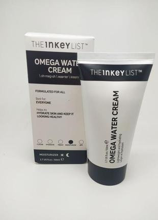 Интенсивно увлажняющий крем omega water cream moisturizer the inkey list