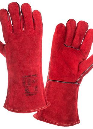 Рукавиці зварювальника червоні 11(2xl) lahtipro 2703