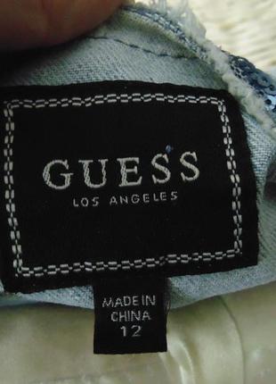 Крутецкая джинсовая куртка guess10 фото