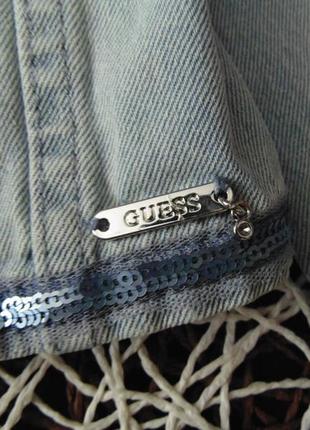 Крутецкая джинсовая куртка guess7 фото