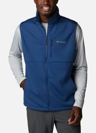 Мужской жилет columbia sportswear pfg terminal stretch softshell vest безрукавка