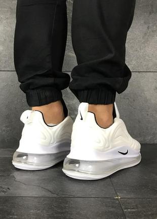 Чоловічі кросівки nike air max 720 текстиль літні білі5 фото