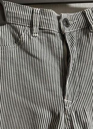 Брюки джинсы брюки полосатые stradivarius3 фото