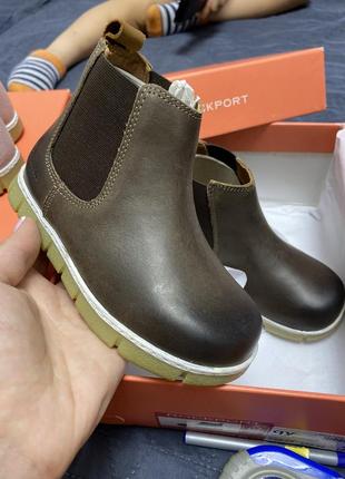 Детские челси ботинки сапоги пижани для мальчика rockport6 фото