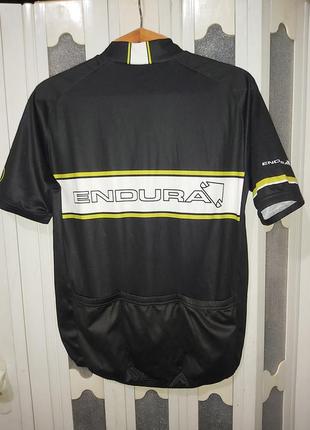 Велофутболка, велоджерси endura printed retro  coolmax (англия).5 фото