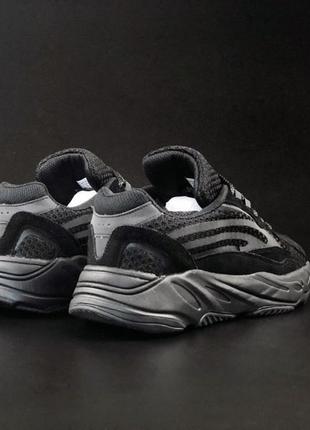 Мужские кроссовки adidas yeezy boost 700 black кроссовки адедас изы буст черне2 фото