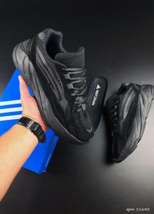 Мужские кроссовки adidas yeezy boost 700 black кроссовки адедас изы буст черне3 фото