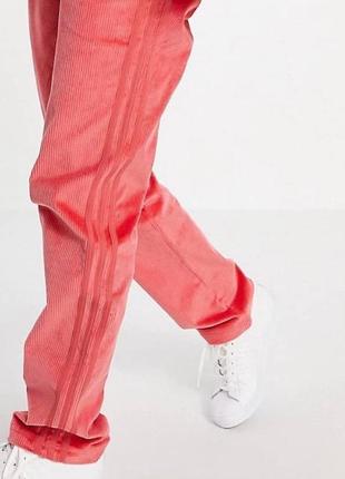 Штани вельветові з високою посадкою adidas3 фото