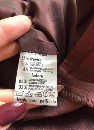 Сукня італія vera piu piu, з натуральної норкою, розмір s, m7 фото