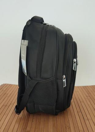 Рюкзак для документов ноутбука "deng gao" до 30 литров размер 42*30*25 см цвет черный2 фото