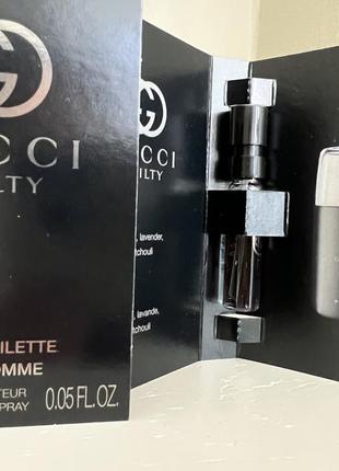 Пробник туалетна вода gucci guilty pour homme