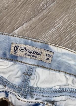 Орхининальные светлые джинсы6 фото