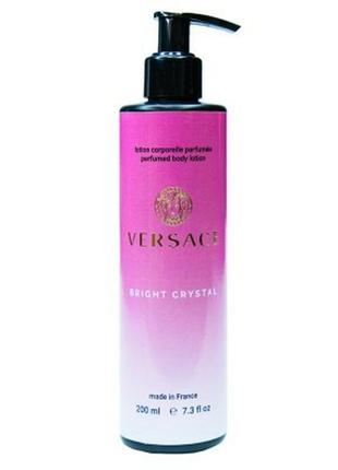 Парфумований лосьйон для тіла versace bright crystal brand collection 200 мл