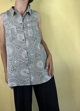 Блуза с содержанием льна от m&amp;co3 фото