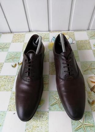 Кожаные туфли фирмы zara men2 фото