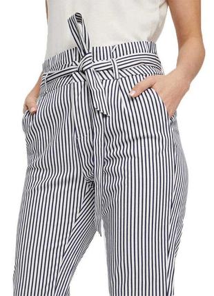 Стильні штани vero moda eva в смужку\моми\вільний крій\р.м-l