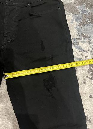 Чорні джинсові шорти9 фото