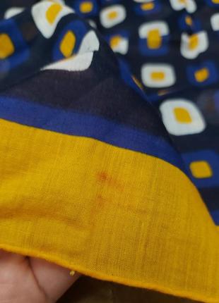 Ysl платок хлопок yves saint laurent винтаж