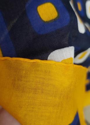 Ysl платок хлопок yves saint laurent винтаж