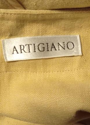 Artigiano 100%кленное платье халат,р.uk.203 фото