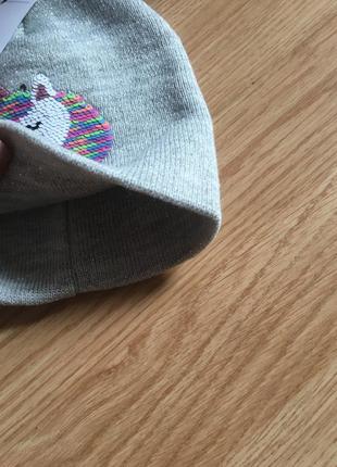 Стильная и красивая шапка, шапочка для девочки h&m, размер 3-4 г, 1044 фото