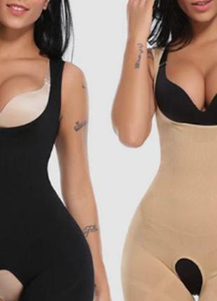 Комбидрес slim shapewear для коррекции фигуры с бретельками2 фото