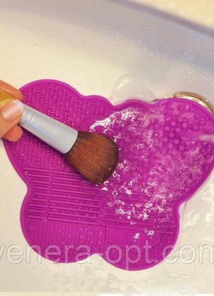 Килимок для миття косметичних пензликів brush spa3 фото