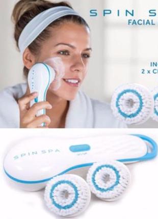 Засіб для чищення тіла spin spa facial cleansing brush