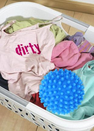 Кульки для прання в пральній машині dryer balls 2 шт.. пральні силіконові кульки для білизни br000242 фото