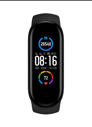 Фитнес-браслет smart band m5 с функцией bluetooth + функция мониторинга сна, режим тренировки и шагомер черный3 фото
