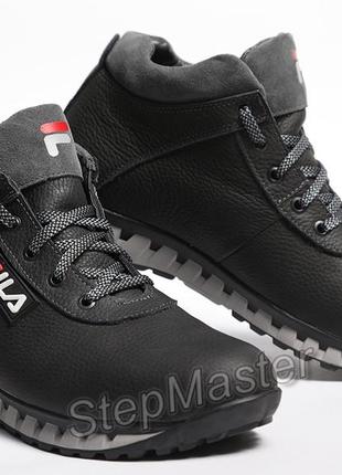 Кроссовки кожаные зимние fila tech motion7 фото